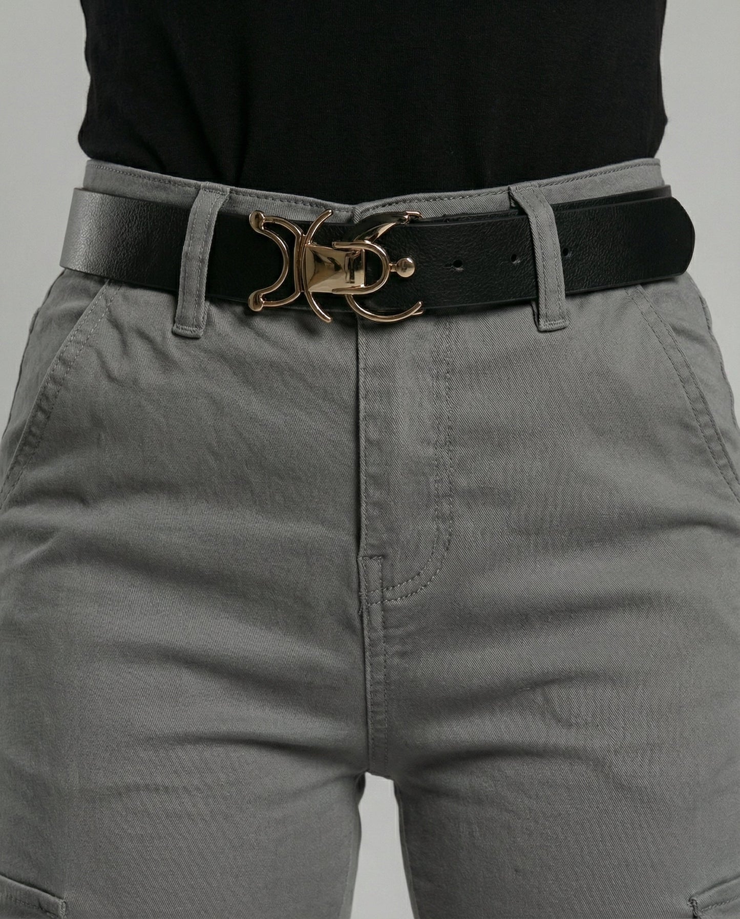 Damen Cargo-Jeans Komfortbequem