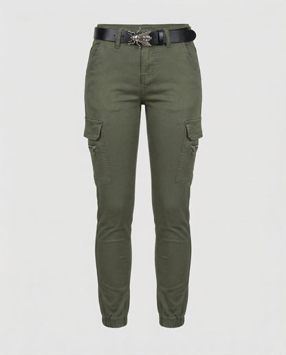 Damen Cargo-Jeans Komfort Jeans Eveloria