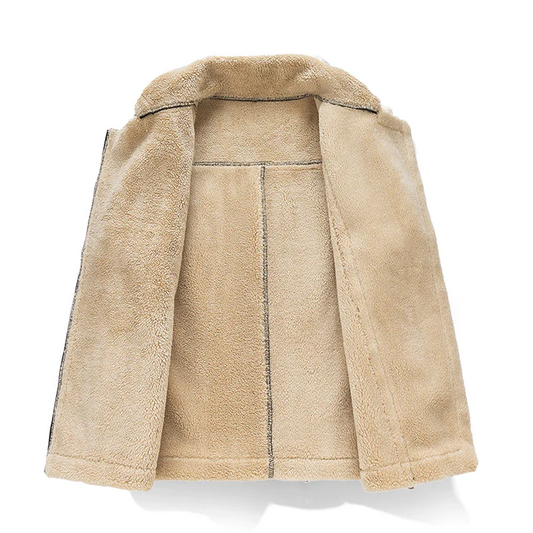 Damen Ärmellose Pelzjacke - Eveloria