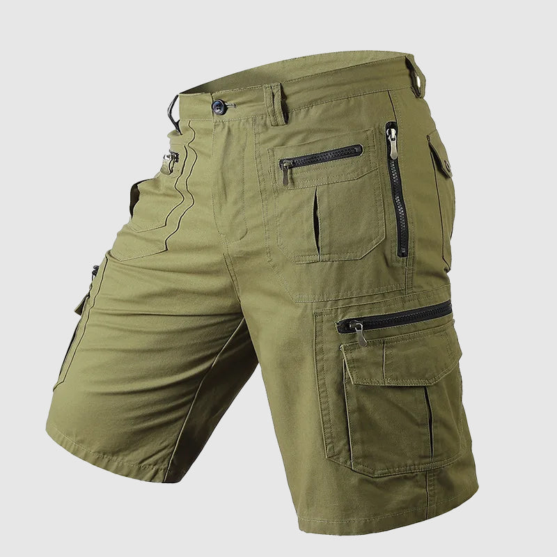 Herren Cargo-Shorts Reißverschluss Utility-Style