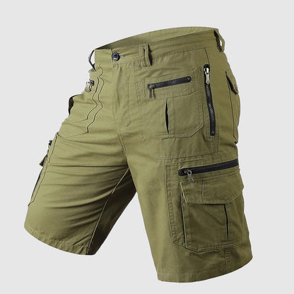 Herren Cargo-Shorts Reißverschluss Utility-Style