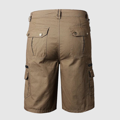 Herren Cargo-Shorts Multi-Taschen Reißverschluss