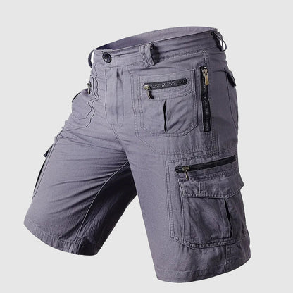 Herren Cargo-Shorts Reißverschluss Utility-Style