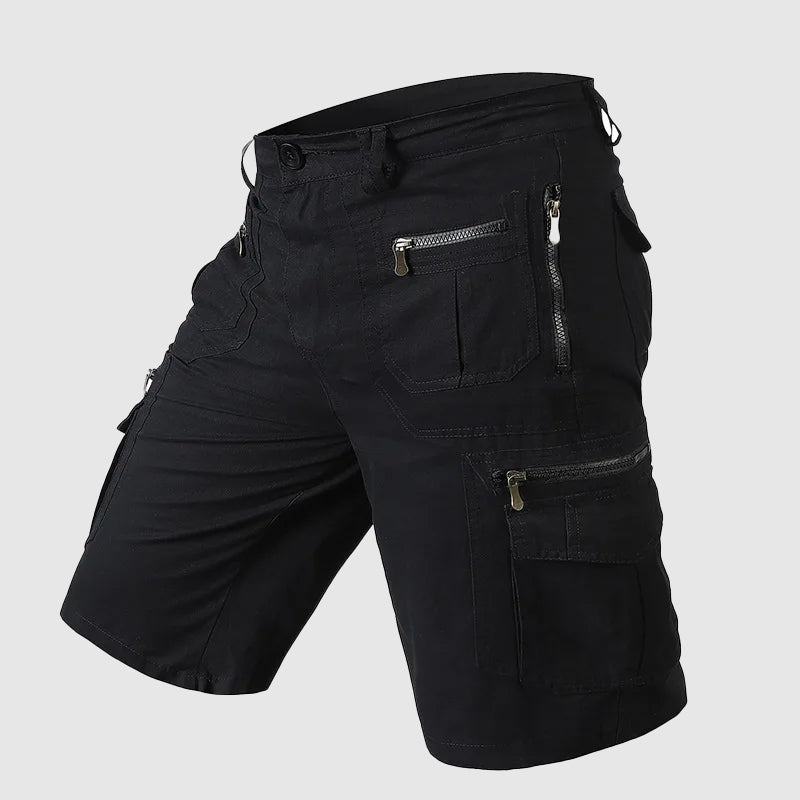 Herren Cargo-Shorts Reißverschluss Utility-Style