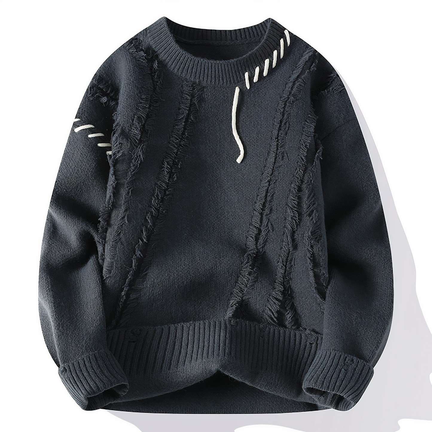 Eveloria Damen Patchwork Pullover Bunt
