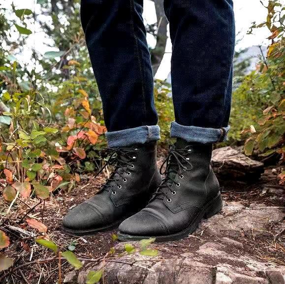 Eveloria Herren Schnürstiefel Leder