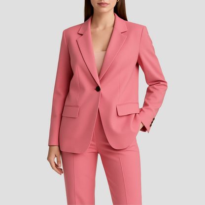 Damen Anzug-Set Langblazer Hose Maßgeschneidert