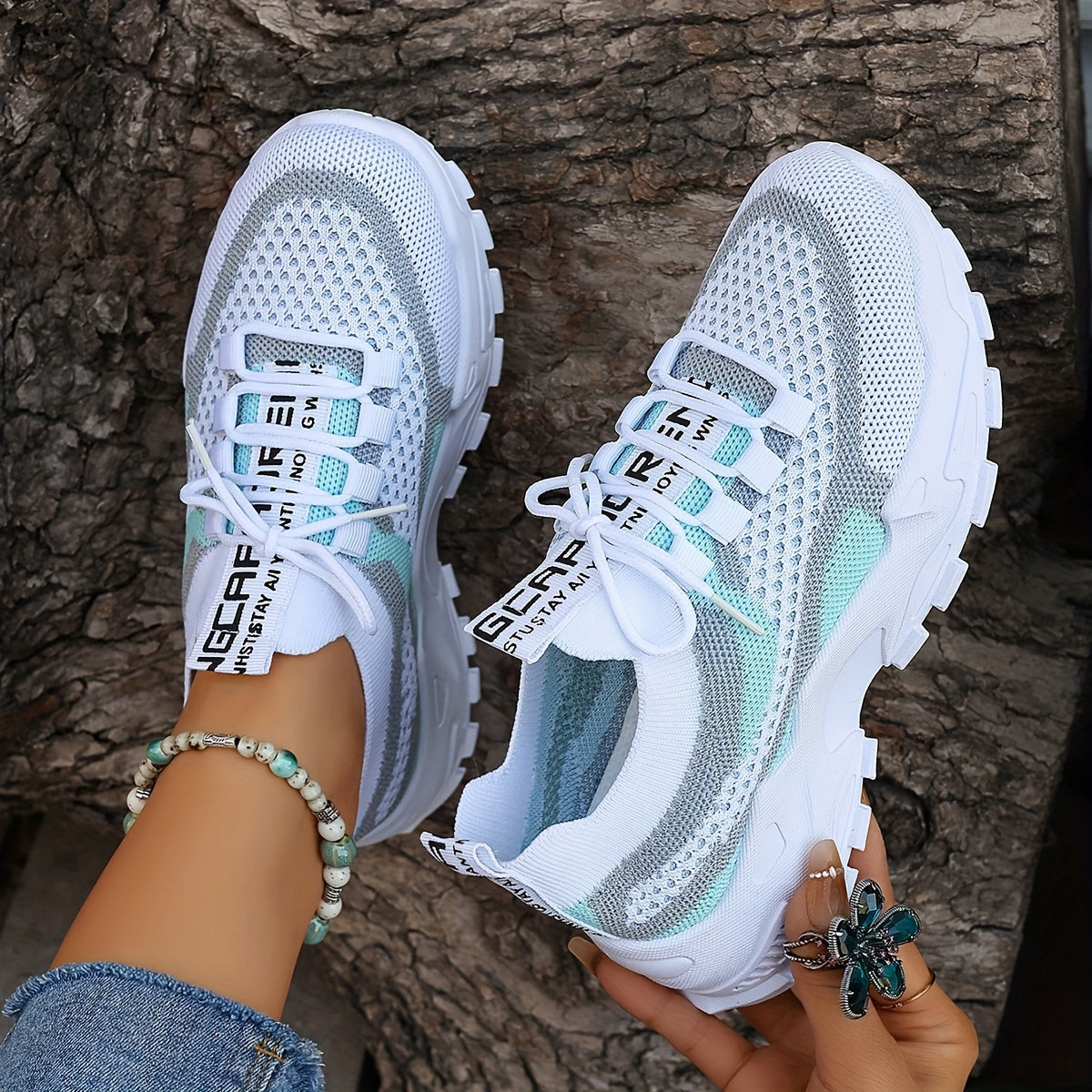 Eveloria Damen Ergonomische Sneaker Gemütlich