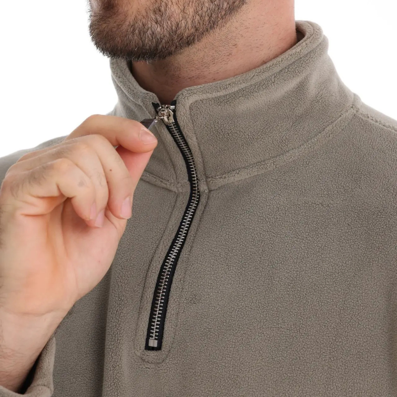 Herren Strickpullover Warm Gefüttert Stehkragen