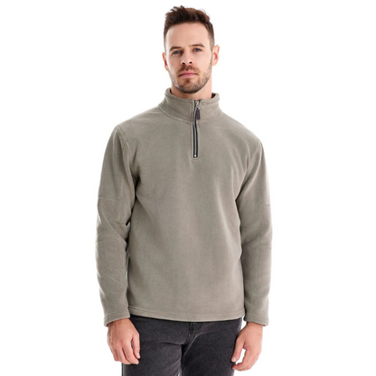 Herren Strickpullover Warm Gefüttert Stehkragen