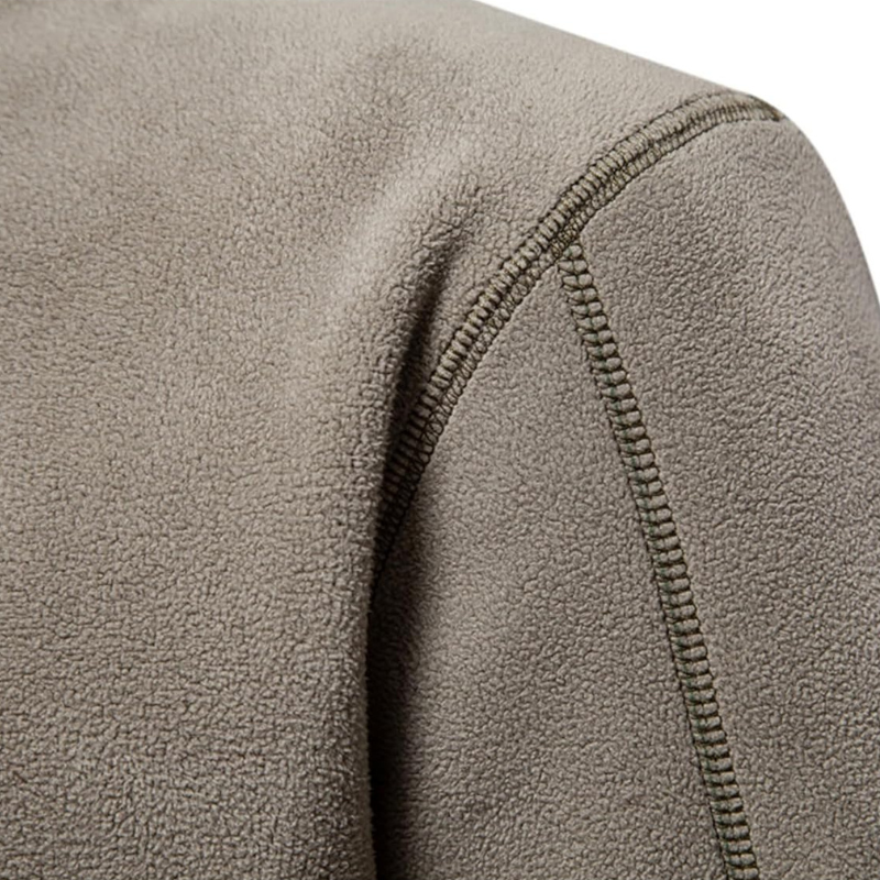 Herren Strickpullover Warm Gefüttert Stehkragen