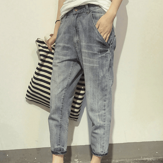 Eveloria Damen Jeans Stylisch Bequem - Eveloria