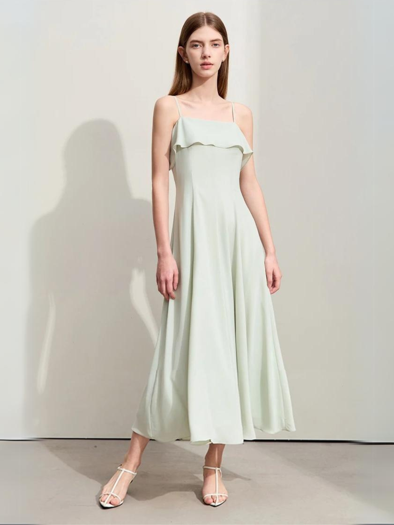 Damen Midikleid Chiffon Elegantes Design - Eveloria