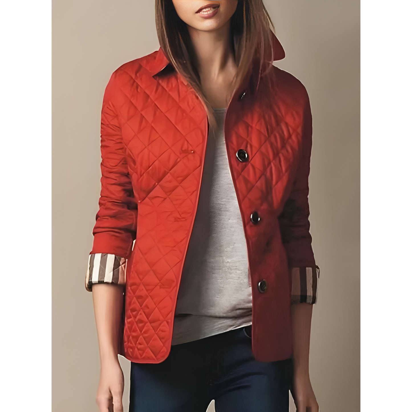 Eveloria Damen Kurze Wattierte Jacke