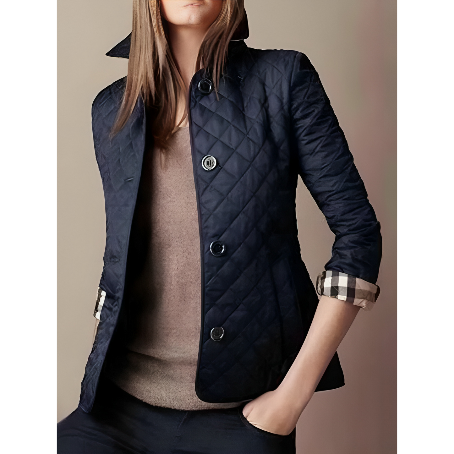 Eveloria Damen Kurze Wattierte Jacke