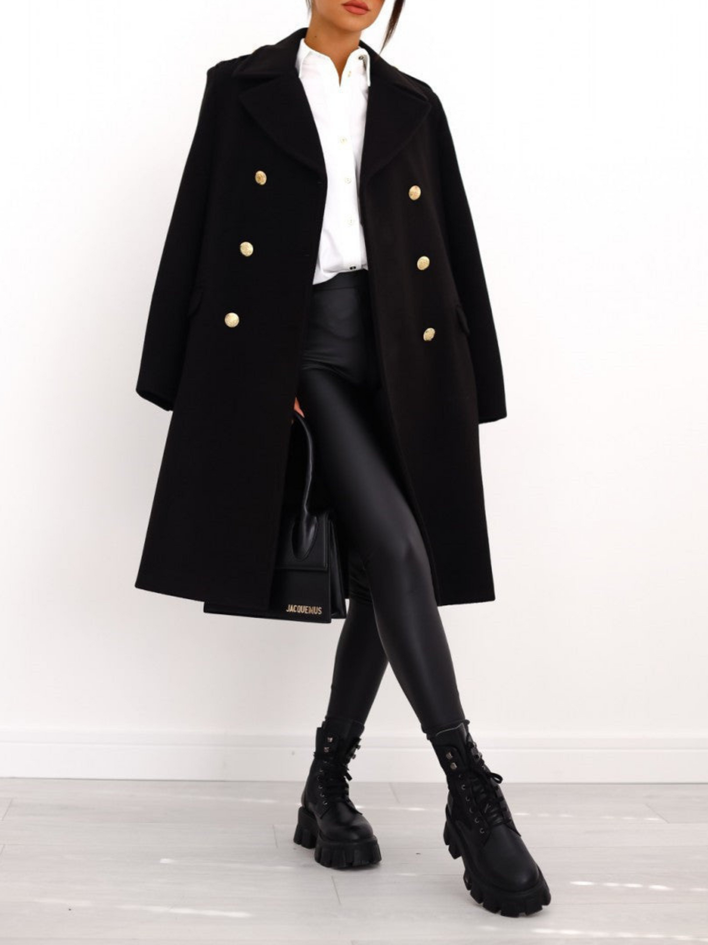 Damen Doppelreiher-Mantel Winter