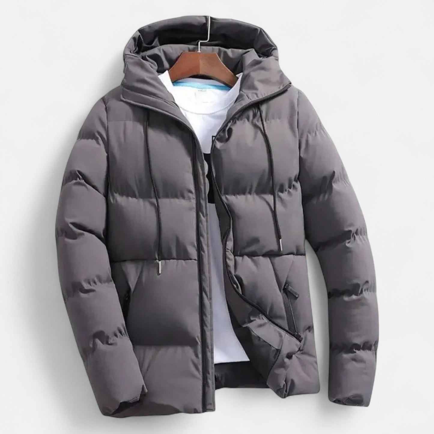Herren Daunenjacke Gesteppt Winter
