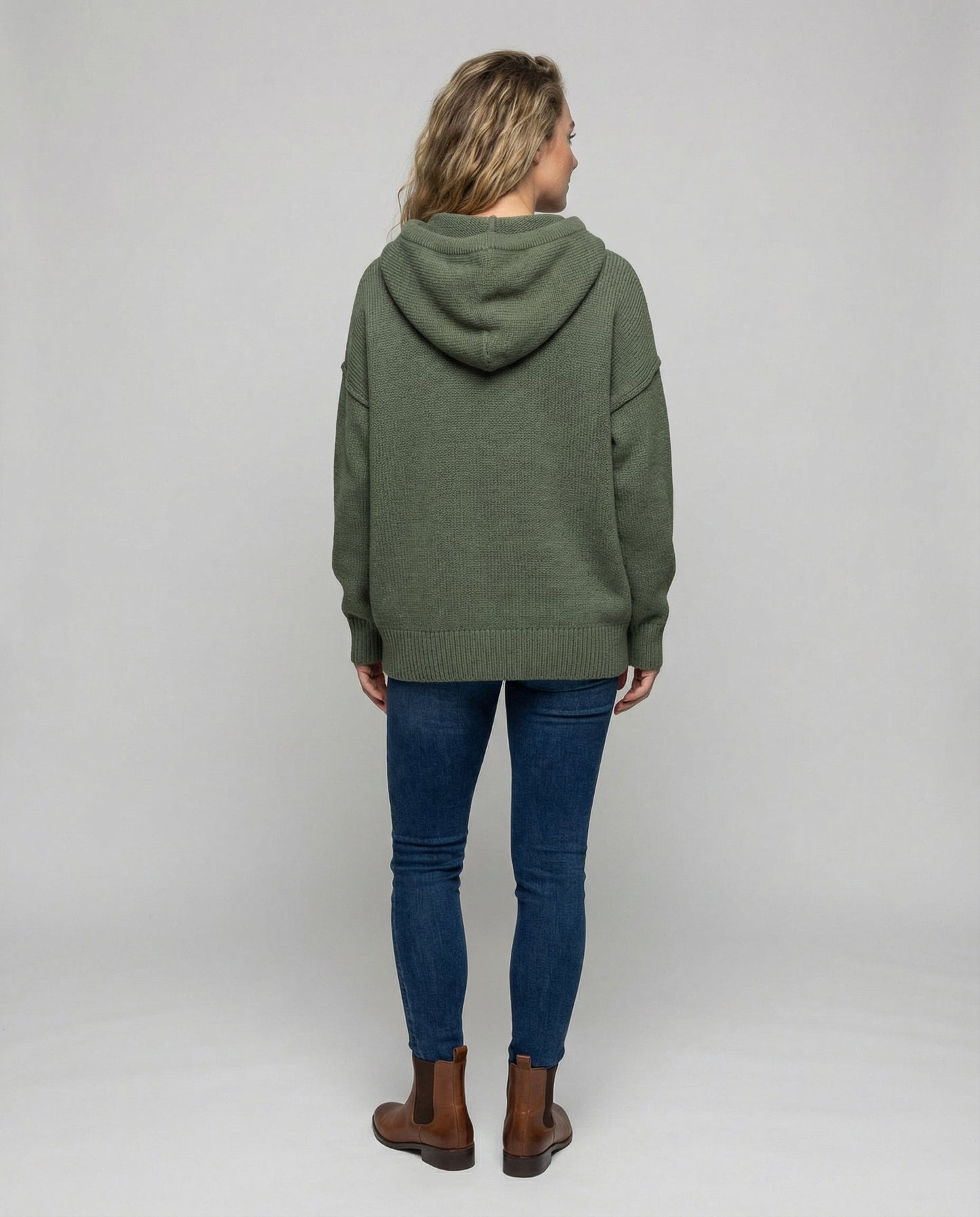 Eleganter Herren Rollkragenpullover Merino Wolle