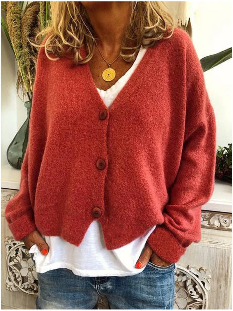 Eveloria Damen Strickjacke Kuschelig
