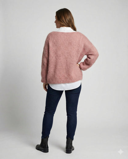 Damen Buntkaropullover