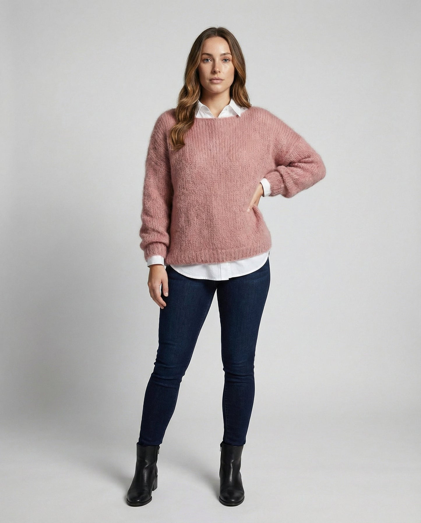 Damen Buntkaropullover