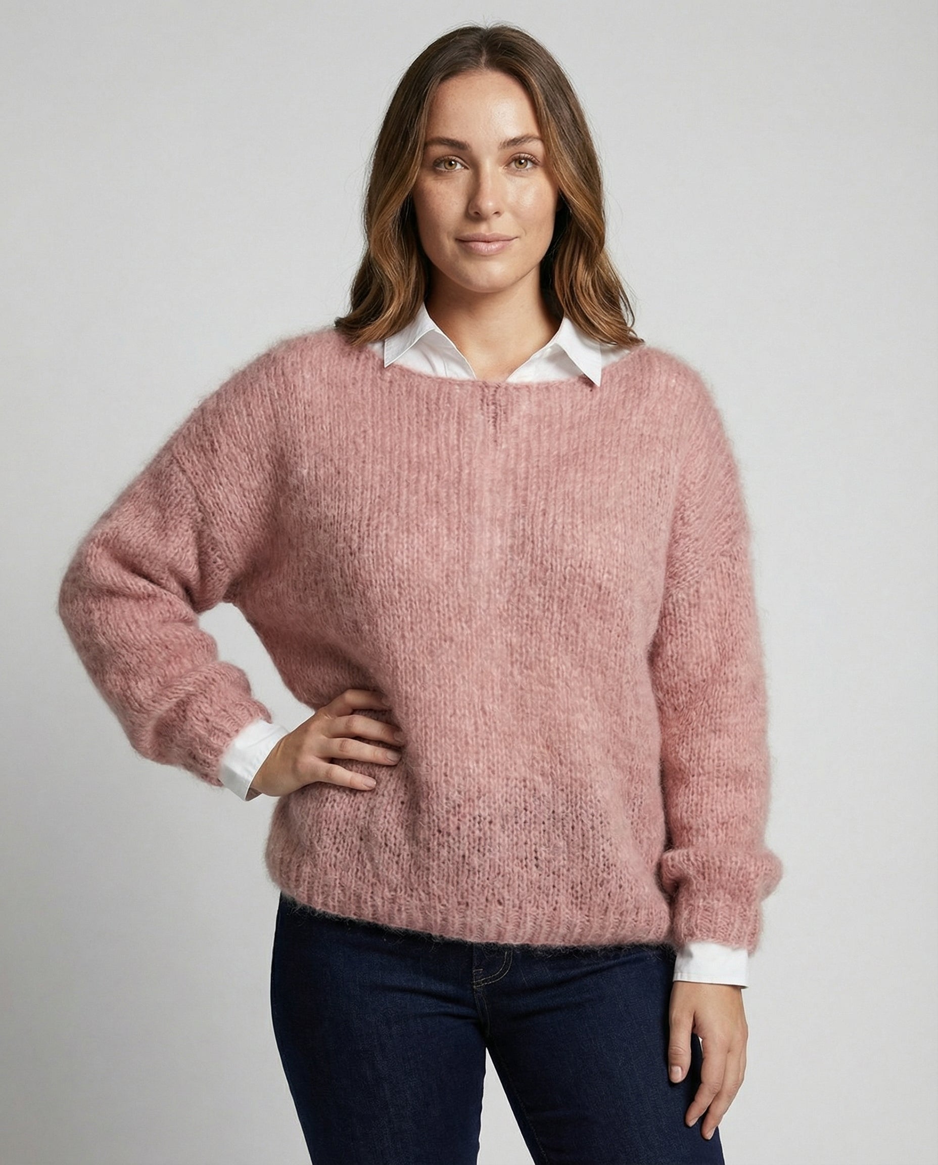 Damen Buntkaropullover - Eveloria