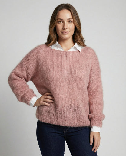 Damen Buntkaropullover - Eveloria