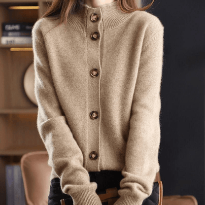 Damen Lässige Strickjacke Langärmlig