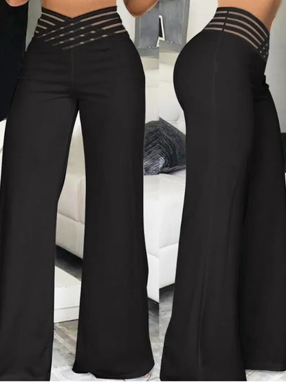 Eveloria Damenhohe Bundhose Elegant