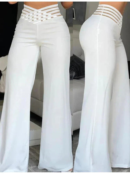 Eveloria Damenhohe Bundhose Elegant