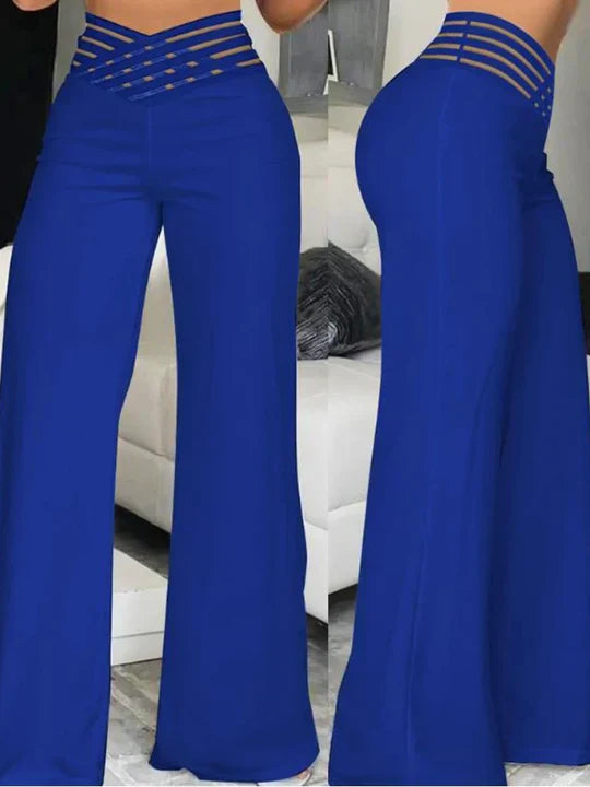 Eveloria Damenhohe Bundhose Elegant