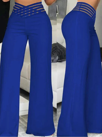 Eveloria Damenhohe Bundhose Elegant