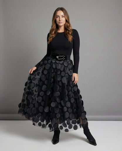 Polka Dot Rock Damenkleid - Eveloria
