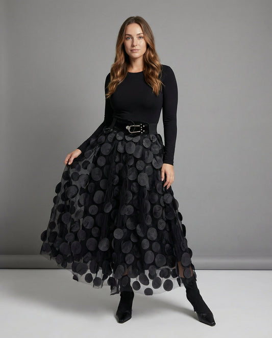 Polka Dot Rock Damenkleid - Eveloria