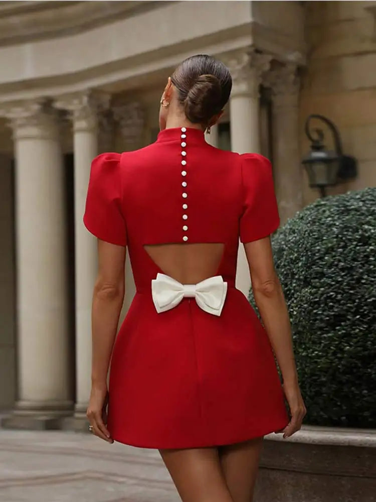 Eveloria Damen Minikleid Zeitlose Eleganz