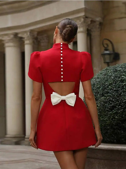 Eveloria Damen Minikleid Zeitlose Eleganz