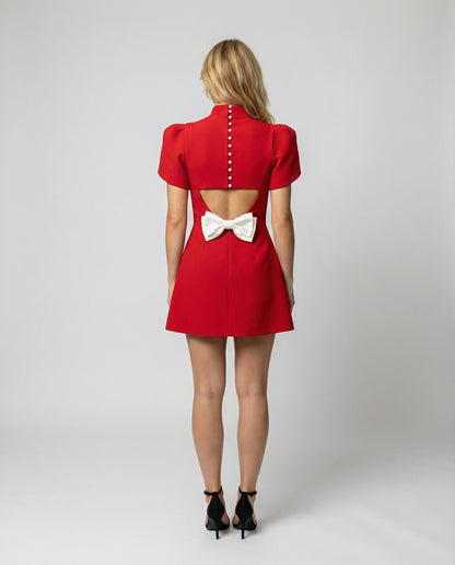 Eveloria Damen Minikleid Rückenfrei