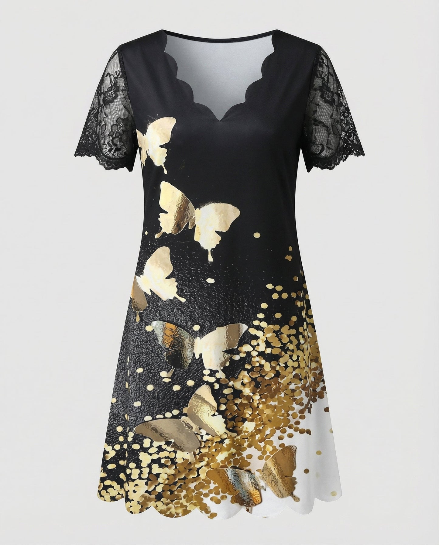 Eveloria Damenkleid Elegantes Detail