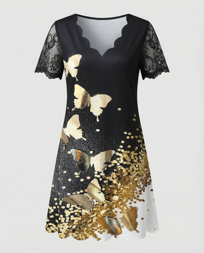 Eveloria Damenkleid Elegantes Detail