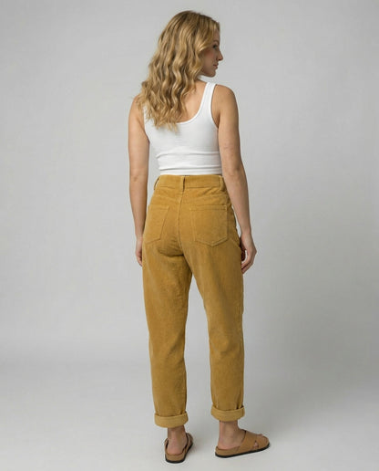 Damen Cordhose Komfort Lässig