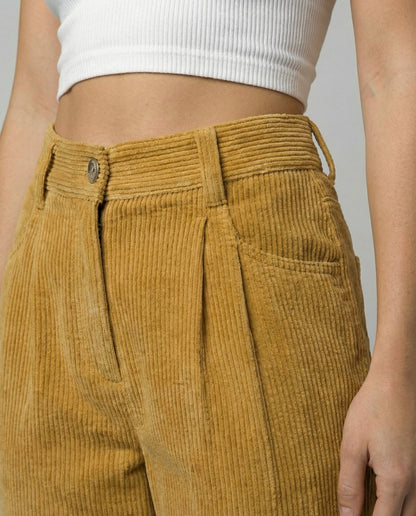 Damen Cordhose Komfort Lässig