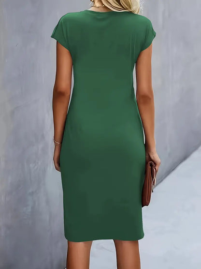 Eveloria Damen Midi Kleid Zeitlos