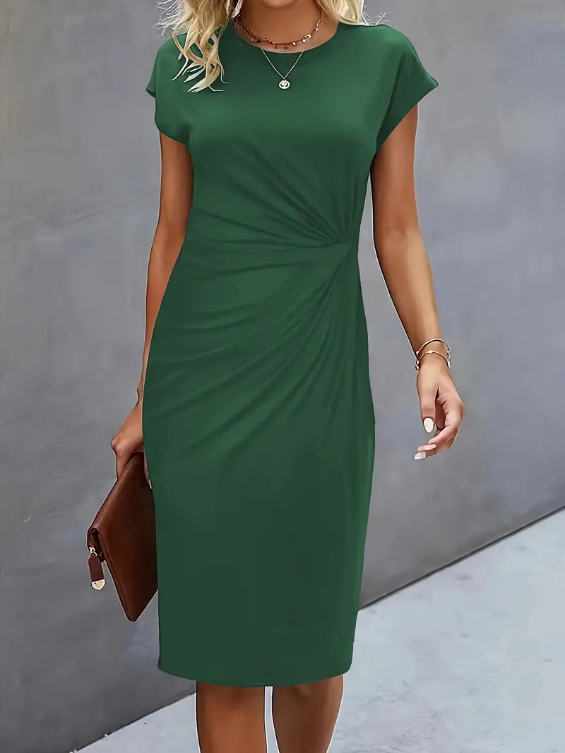 Eveloria Damen Midi Kleid Zeitlos