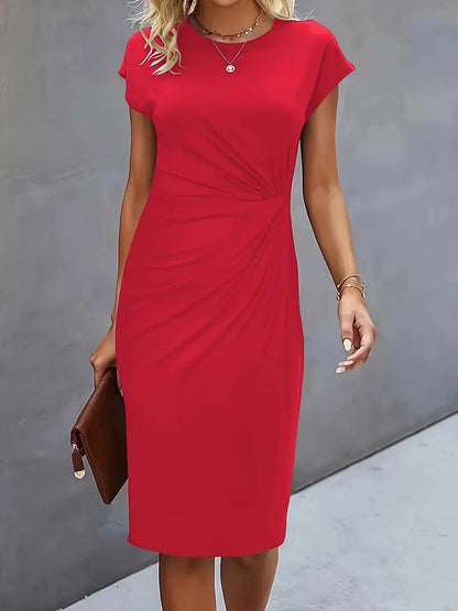 Eveloria Damen Midi Kleid Zeitlos