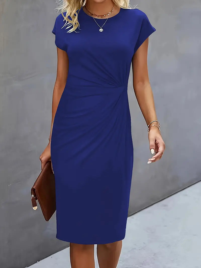 Eveloria Damen Midi Kleid Zeitlos