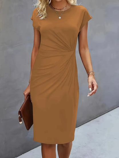 Eveloria Damen Midi Kleid Zeitlos