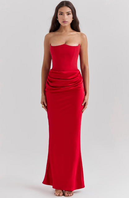 Damen Langes Bodycon-Kleid Formell