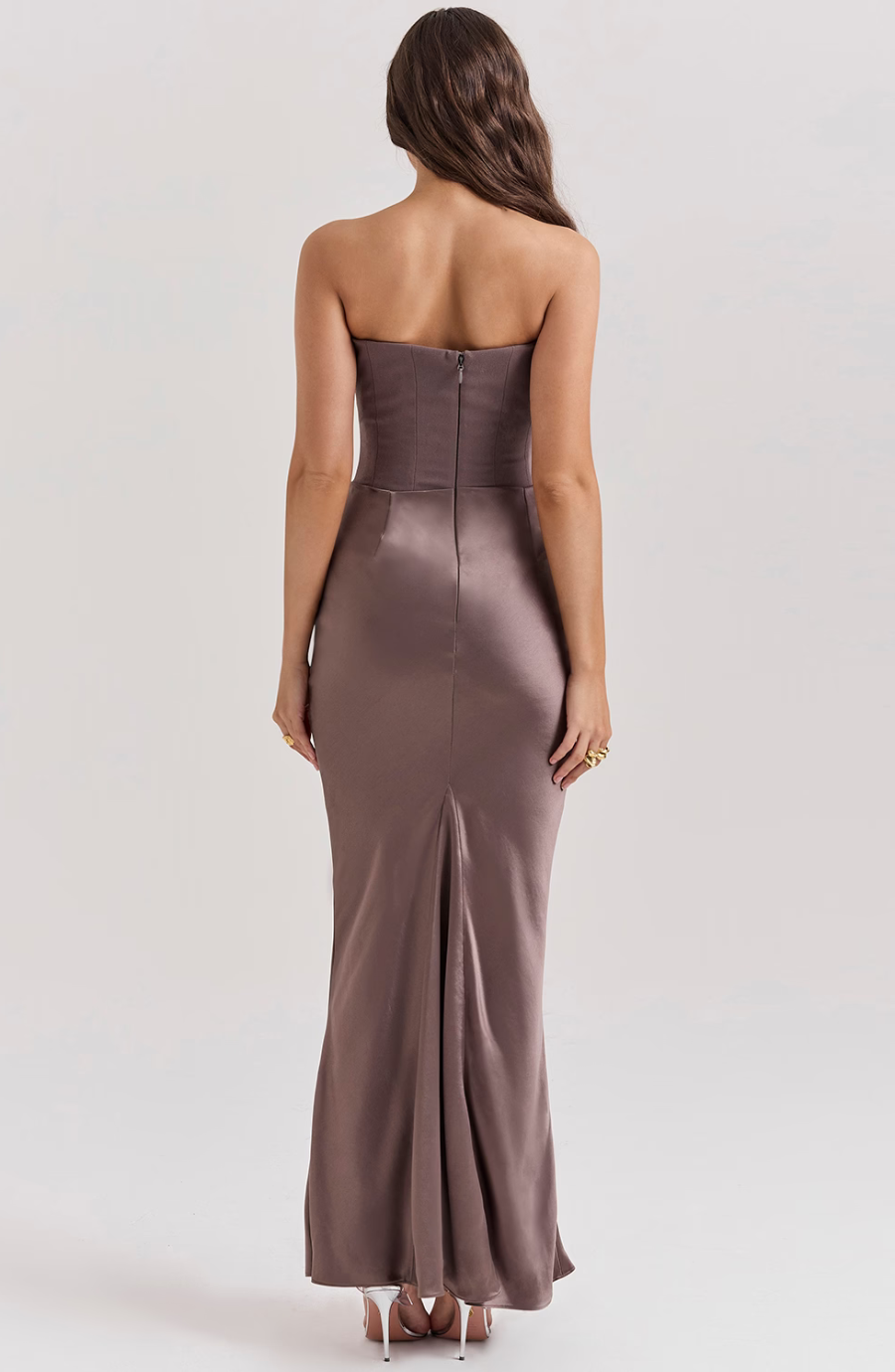 Damen Langes Bodycon-Kleid Formell