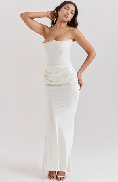 Damen Langes Bodycon-Kleid Formell