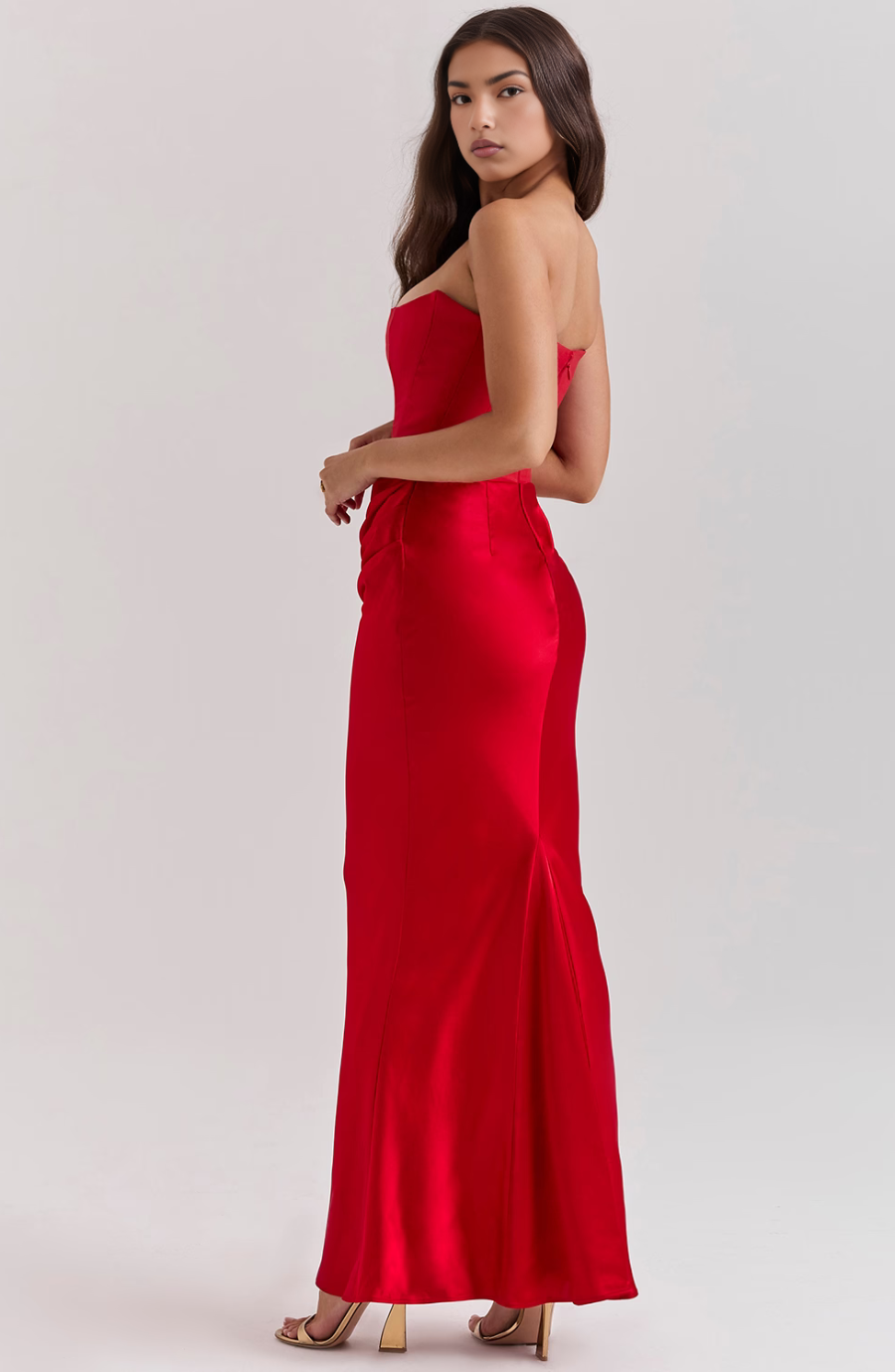 Damen Langes Bodycon-Kleid Formell